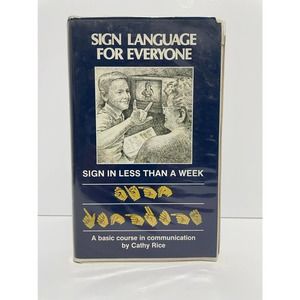Sign Language For Everyone VHS